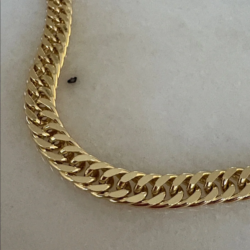 NEW  22” Miami Cuban link chain in 14k Gold over stainless steel #60